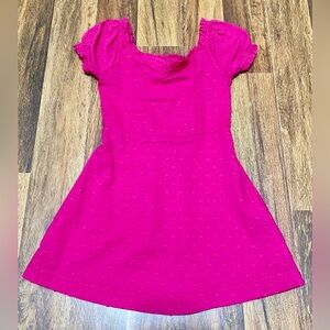 Swiss dot mini dress